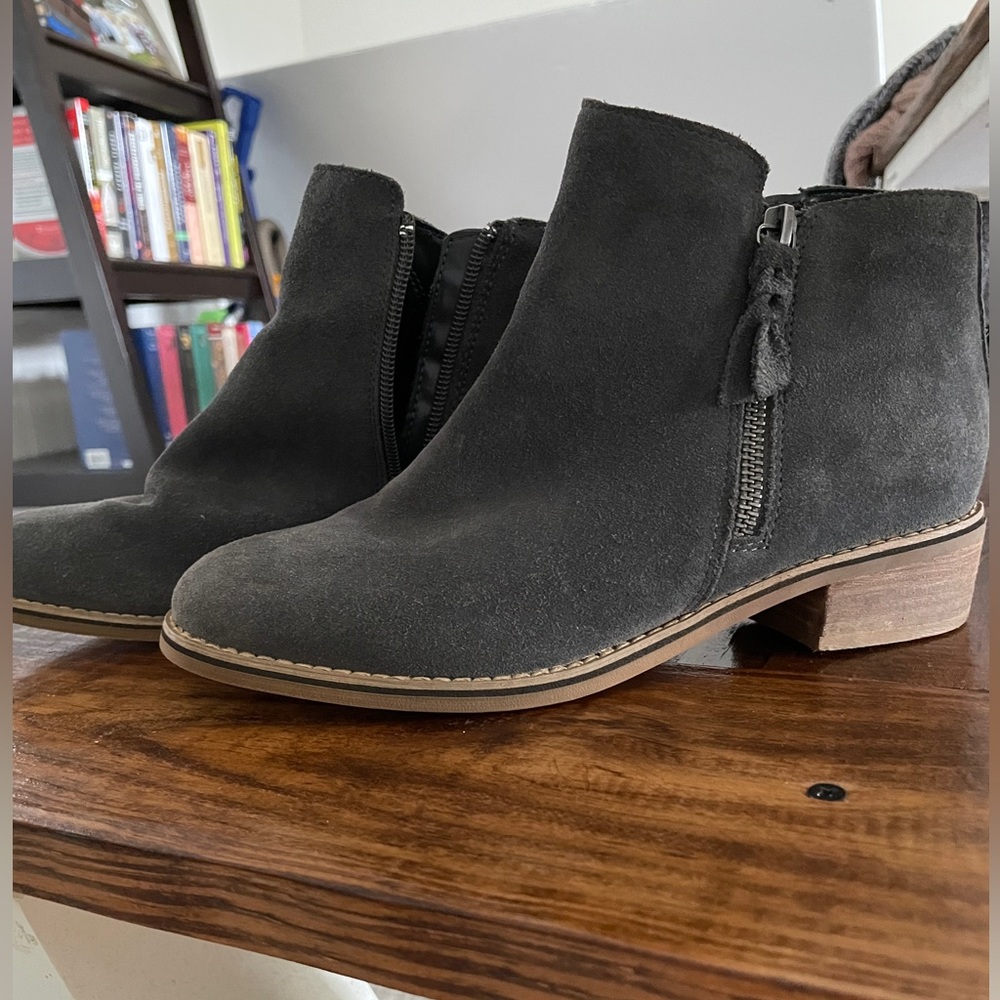 Grey Blondo Booties